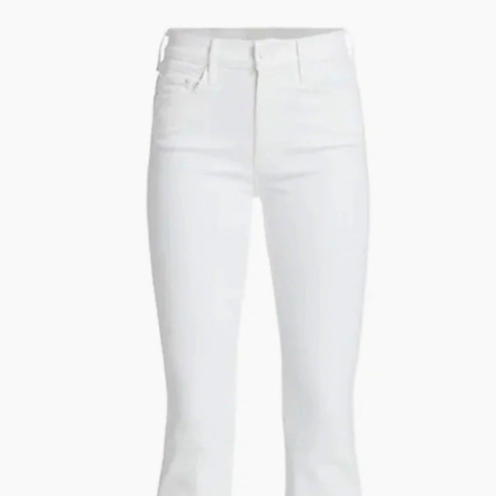 Mother Weekender Fray Fairest of Them All White size 26